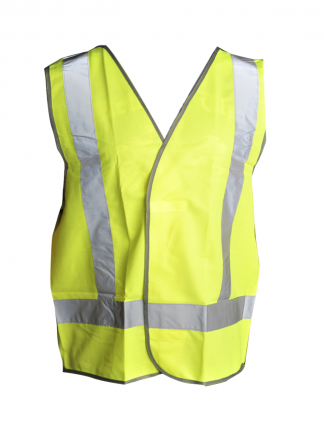 High Visibility Lime Green Safety Vest SafeCorp