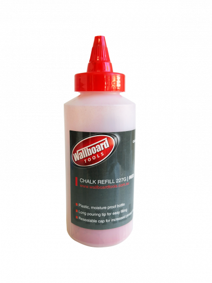 Coloured Builders Chalk Refill for Chalk Line Red