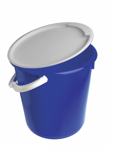 Bucket Large 20L Hard Plastic with Lid (Wallboard Tools)