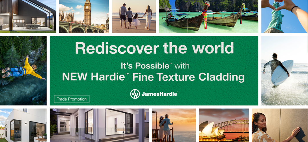 Promotion - Rediscover the World with James Hardie and PlastaMasta