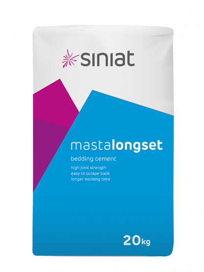 Siniat MastaLongset Bedding Cement Plaster Compound 20kg